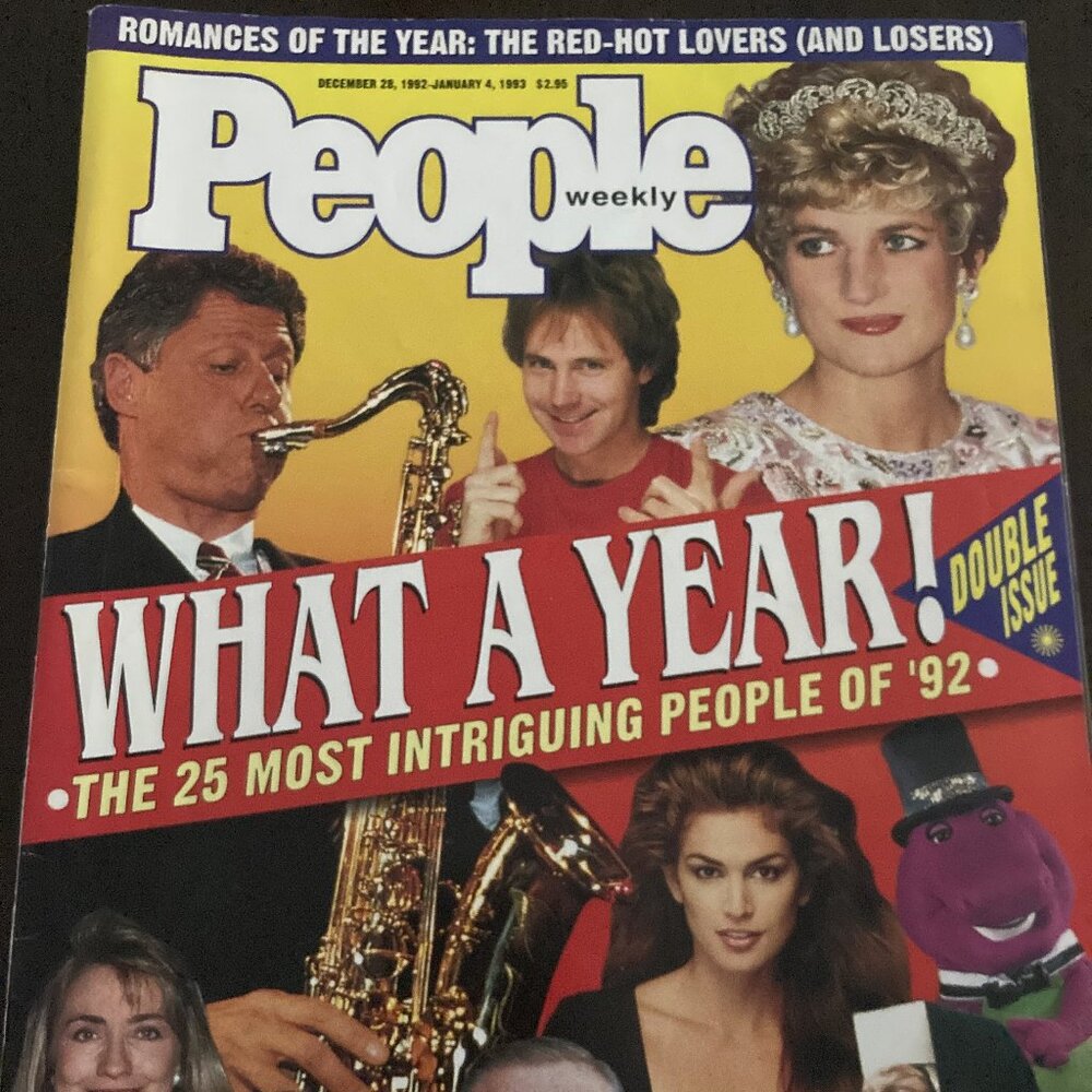 PEOPLE Weekly: "What a Year! The 25 Most Intriguing People of '92"